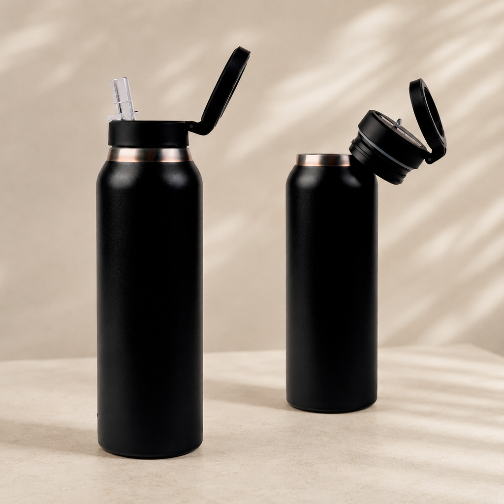 Dock Bottle — Termo con soporte magnético