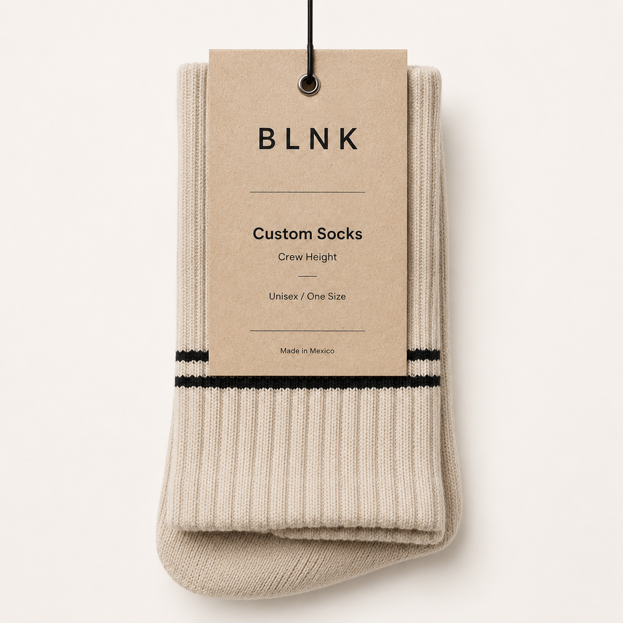 Sock and Whristband Label — Etiqueta personalizada para calcetines y muñequeras